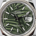 2023 ROLEX DATEJUST MOTIF GREEN DIAL 36MM 126234