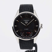 2008 TAG HEUER CARRERA BLACK DIAL 43MM WV3010