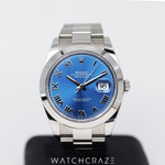 2023 ROLEX DATEJUST AZZURO BLUE DIAL 41MM 126300