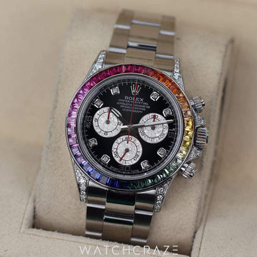 ROLEX DAYTONA BLACK DIAL 40MM 116523