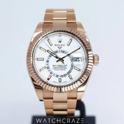 2023 ROLEX SKY-DWELLER ROSE GOLD 42MM 326935