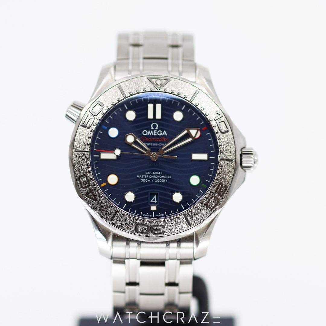 2022 OMEGA SEAMASTER DIVER 300M CO-AXIAL MASTER CHRONOMETER "BEIJING 2022" 42MM 522.30.42.20.03.001