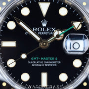 2009 ROLEX GMT MASTER II YELLOW GOLD STAINLESS STEEL 40MM 116713LN