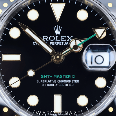 2009 GMT MASTER II YELLOW GOLD STAINLESS STEEL 40MM 116713LN