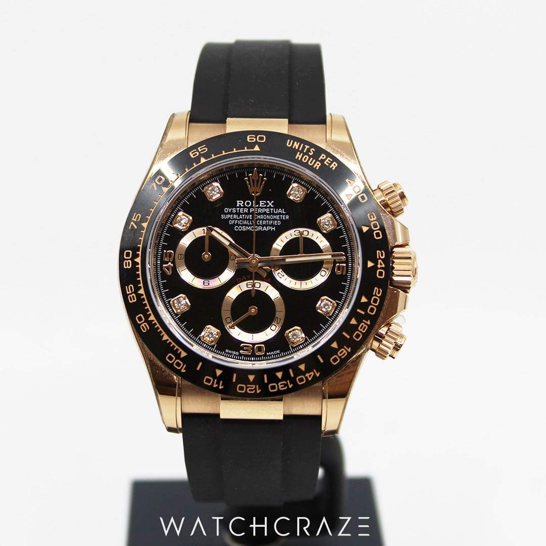 2021 ROLEX DAYTONA DIAMOND MARKERS 40MM 116515ln
