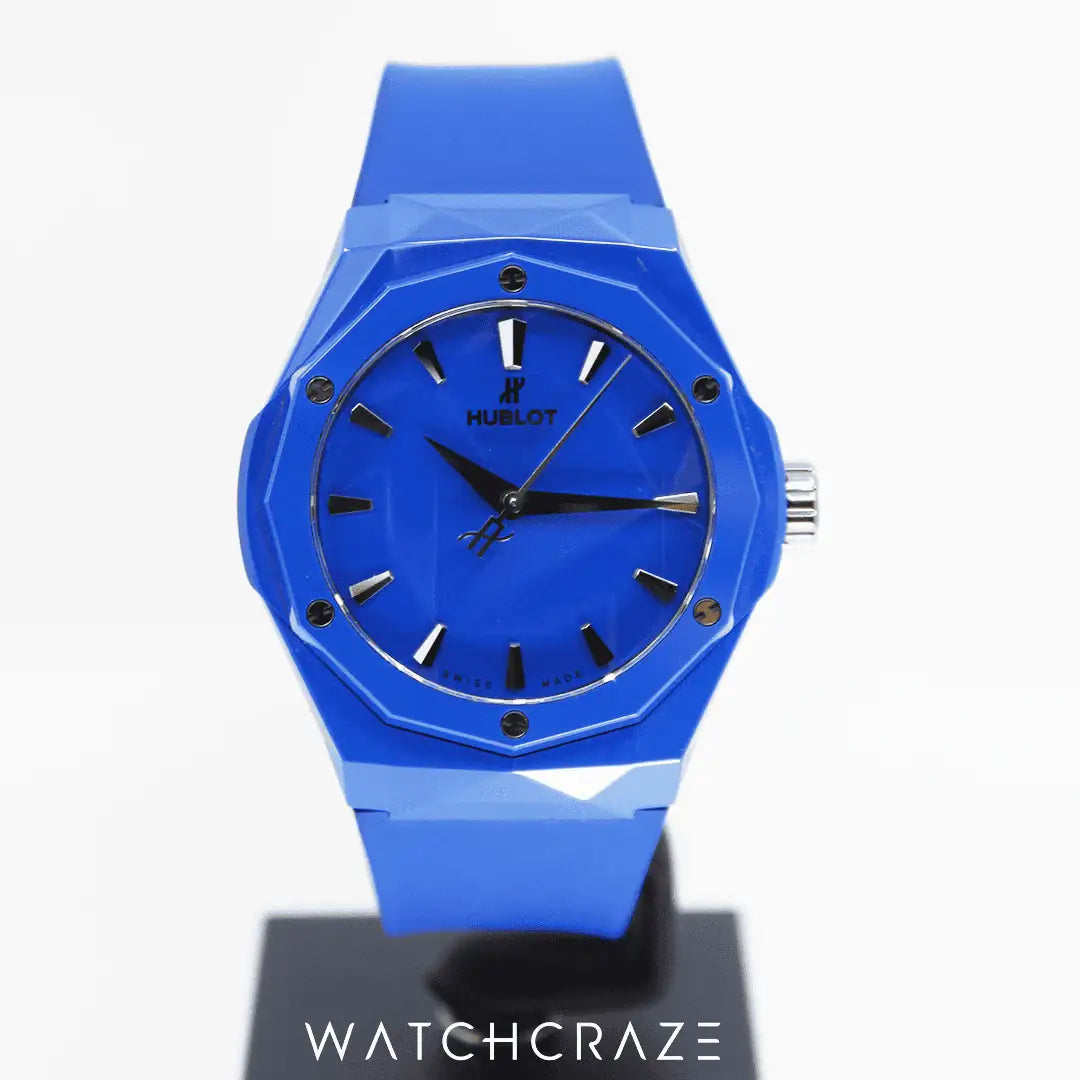 2021 HUBLOT CLASSIC FUSION ORLINSKI BLUE CERAMIC 40MM 550.ES.5100.RX.ORL21