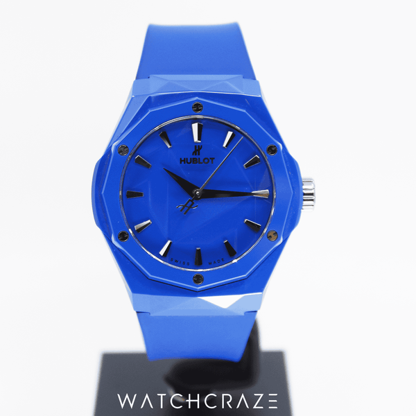 2021 HUBLOT CLASSIC FUSION ORLINSKI BLUE CERAMIC 40MM 550.ES.5100.RX.ORL21