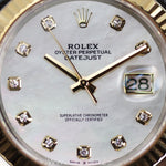 2022 ROLEX DATEJUST TWO-TONE MOTHER OF PEARL DIAL 41MM 126333