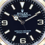 2024 ROLEX EXPLORER TWO TONE STEEL AND YELLOW GOLD BLACK DIAL 36MM 124273
