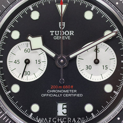 2022 TUDOR BLACK BAY CHRONO MODEL: M79360N-0005 BUND AND STEEL BRACELET