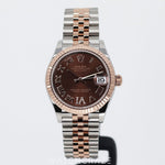 2024 ROLEX DATEJUST TWO-TONE CHOCOLATE DIAL 31MM 278271