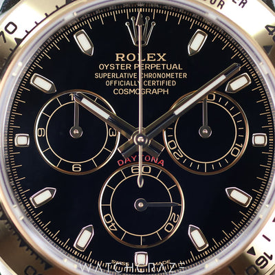 2022 ROLEX DAYTONA COSMOGRAPH TWO-TONE BLACK DIAL 40MM 116503