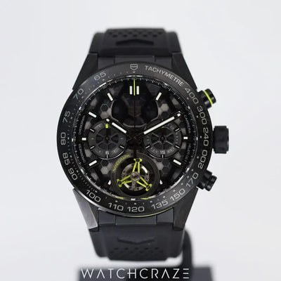 2022 TAG CALIBRE HEUER 02T CARRERA NANOGRAPH TOURBILLON 45MM CAR5A8K.FT6172