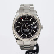 2018 ROLEX SKY-DWELLER BLACK DIAL 42MM 326934