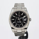 2018 ROLEX SKY-DWELLER BLACK DIAL 42MM 326934