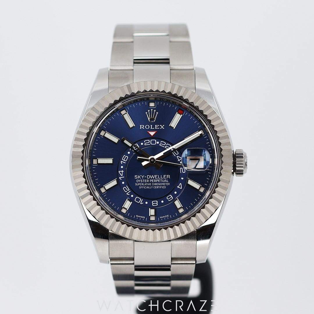 2022 ROLEX SKY-DWELLER BLUE DIAL 42MM 326934