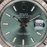 2023 ROLEX DATEJUST GREEN DIAL 41mm 126334