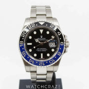 2015 ROLEX GMT-MASTER II "BATMAN" 40MM 116710BLNR