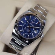 2022 ROLEX SKY-DWELLER BLUE DIAL 42MM 326934