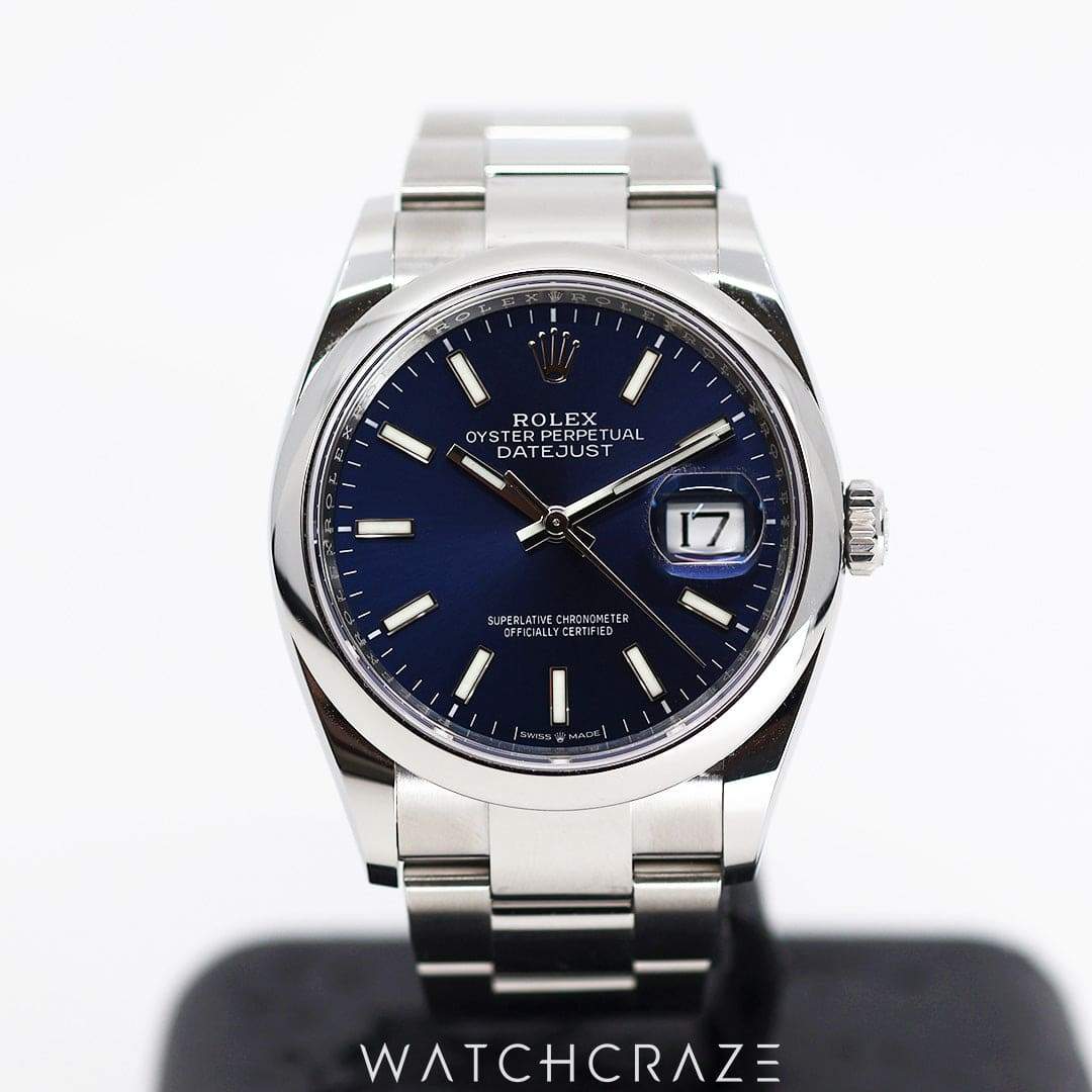 2023 ROLEX DATEJUST BLUE DIAL 36MM 126200