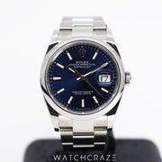 2023 ROLEX DATEJUST BLUE DIAL 36MM 126200
