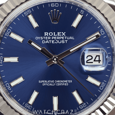 2023 ROLEX DATEJUST BLUE DIAL 41mm 126334