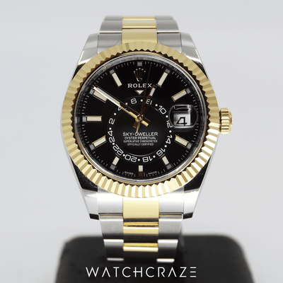 2021 ROLEX SKY-DWELLER TWO TONE 42MM 326933