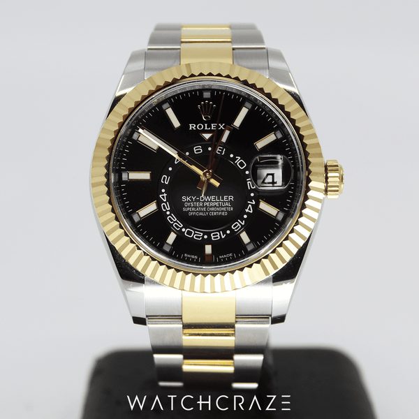 2021 ROLEX SKY-DWELLER TWO TONE 42MM 326933