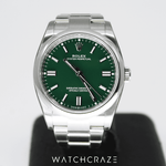 2021 ROLEX OYSTER PERPETUAL GREEN 36MM 126000