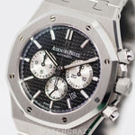 2021 AUDEMARS PIGUET ROYAL OAK CHRONOGRAPH BLACK DIAL 41MM 26331ST