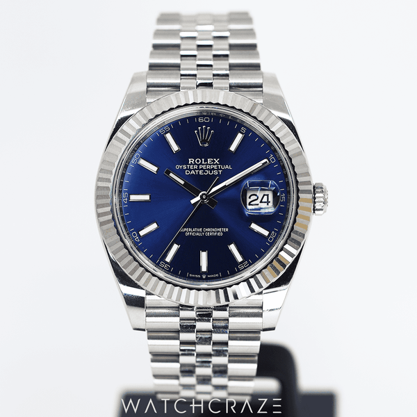 2023 ROLEX DATEJUST BLUE DIAL 41mm 126334