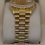 1995 Rolex Day-Date Gold Diamond Bezel 36MM 18348
