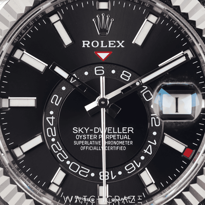 2024 ROLEX SKYDWELLER WHITE GOLD OYSTERFLEX 42MM 336239