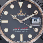 2023 ROLEX YACHT-MASTER ROSE GOLD OYSTERFLEX 40MM 126655