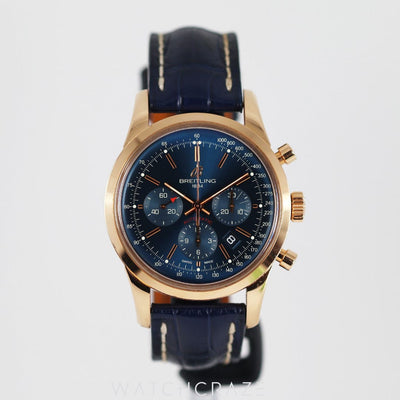 CIRCA 2017 BREITLING TRANSOCEAN CHRONOGRAPH 43MM RB015212.C940.31P.R20BA.1