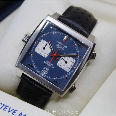 2015 TAG HEUER MONACO CALIBRE 11 39MM CAW211P.FC6356