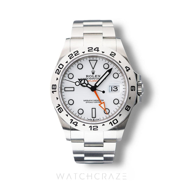 2021 ROLEX EXPLORER II WHITE DIAL 42MM 226570