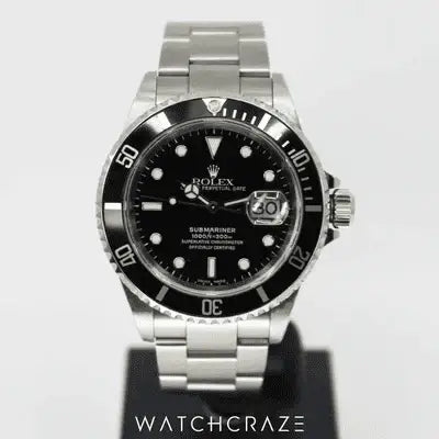 2002 ROLEX SUBMARINER DATE SUBMARINER DATE 40MM 16610