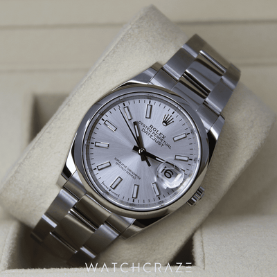 2023 ROLEX DATEJUST SILVER 36MM 126200