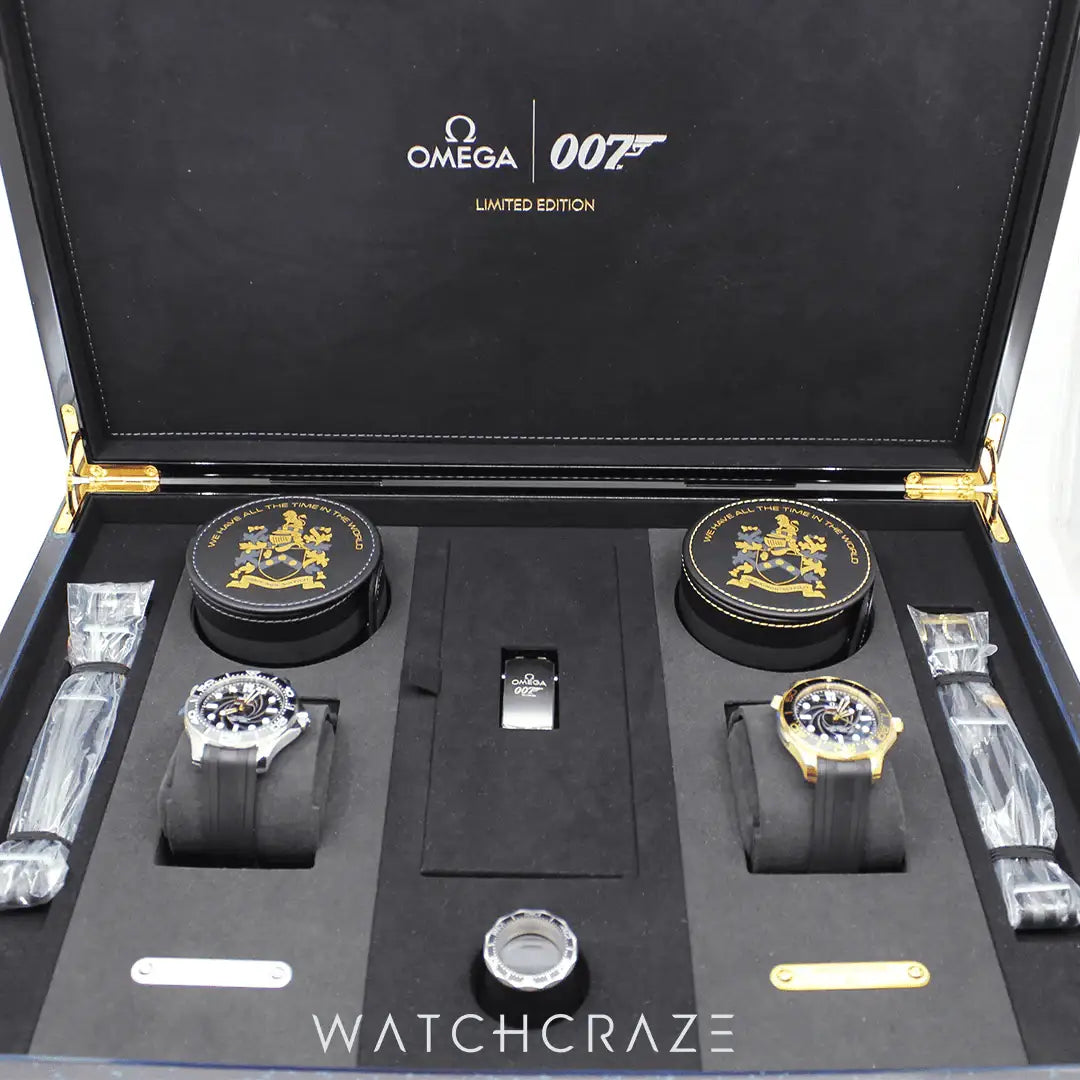 2019 OMEGA SEAMASTER DIVER 300 M “THE JAMES BOND LIMITED EDITION SET” 42MM 210.22.42.20.01.003