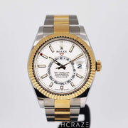 2022 ROLEX SKY-DWELLER WHITE DIAL 42MM 326933