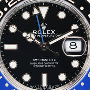 2024 ROLEX GMT MASTER II BATMAN 40MM 126710BLNR