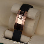 2020 ROLEX COSMOGRAPH DAYTONA BLACK DIAL EVEROSE GOLD 40MM 116515LN