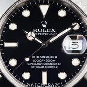 CIRCA 2016 ROLEX SUBMARINER DATE CERAMIC BEZEL 40MM 116610LN