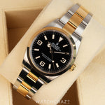 2022 ROLEX EXPLORER TWO TONE YELLOW GOLD AND STEEL 36MM 124273