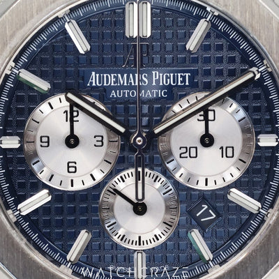 Audemars piguet royal on sale oak chronograph blue dial