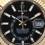 2024 ROLEX SKY-DWELLER YELLOW GOLD BLACK DIAL 42MM 336938