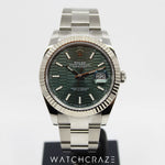 2023 ROLEX DATEJUST MINT MOTIF DIAL 41MM 126334