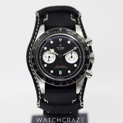 2022 TUDOR BLACK BAY CHRONO MODEL: M79360N-0005 BUND AND STEEL BRACELET