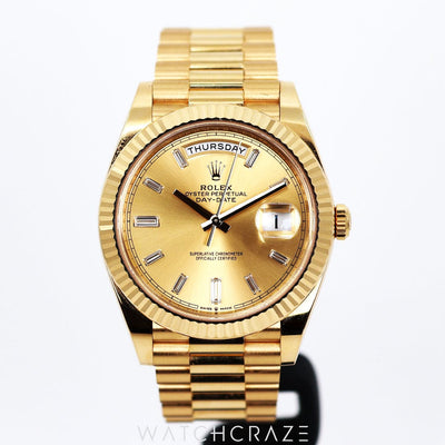 2023 ROLEX GOLD DAY DATE 40MM 228238